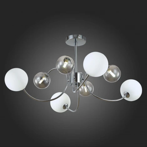 Люстра потолочная на штанге светодиодная Formae SLE220912-08 (шар)