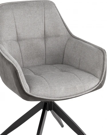 Стул обеденный Alba серый спинка экокожа УТ000037119