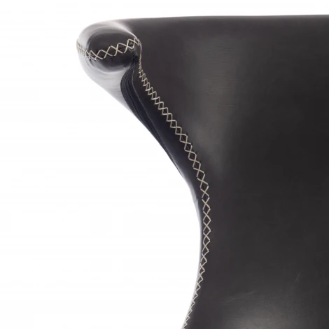 Стул FLAIR (mod. 9020) коричневый 1/черный (экокожа/металл)