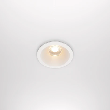 Точечный светильник встраиваемый Maytoni Zoom DL034-01-12W2.7K-W (LED, 220V, круглые, IP65)