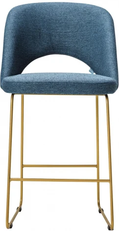 Стул барный Lars БлюАрт/ЛинкЗолот R-Home арт.4101208h_БлюАртЗолот_БАР