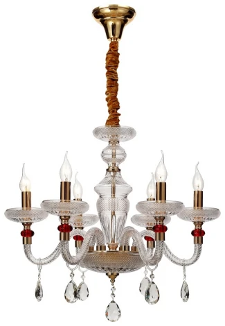 Подвесная люстра Wertmark Ludmila WE181.06.303 (220V, на цепи, подсвечник, свеча)