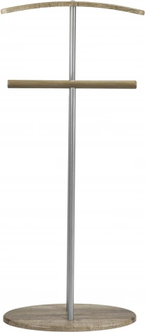 Вешалка костюмная Дэви 2 металлик/дуб крымский состаренный от фабрики Mebelik