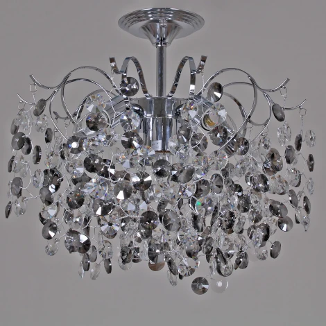Потолочная люстра хрустальная на штанге Reluce 02387-0.3-5+2 CR (220V)