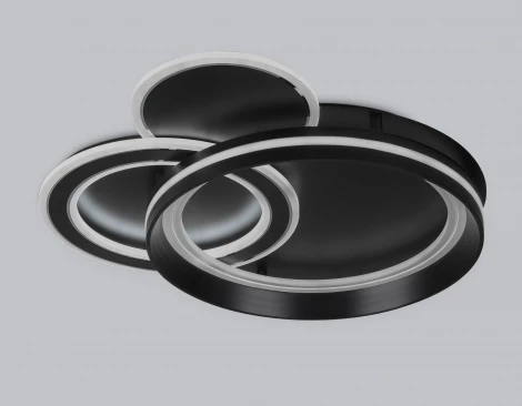 Потолочный светодиодный светильник с пультом Ambrella Acrylica Disk FA8515 (регулировка яркости, 220V, умный дом - Smart Life, круглые)