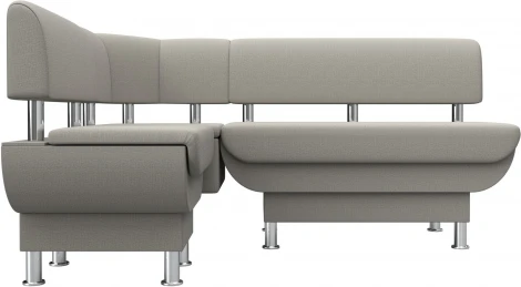 Диван кухонный угловой Альфа левый угол Лига Диванов (Рогожка) арт.123963L