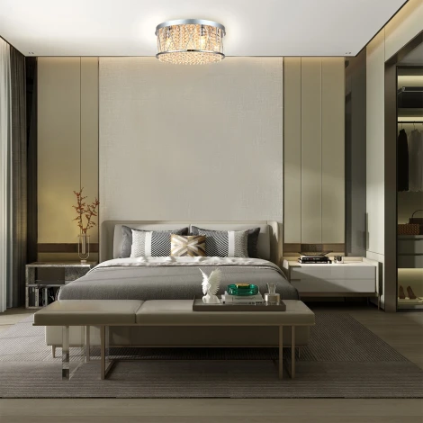 Потолочный светильник Escada Luster 587/6 Chrome E14*40W