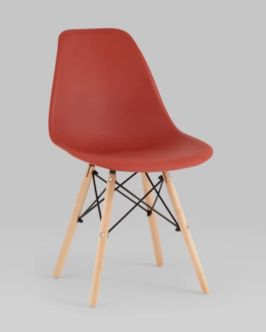 Стул Eames Style DSW терракотовый (разборный каркас) Stool Group арт.УТ000039374