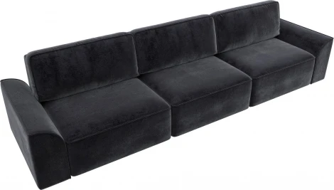 Диван прямой Лига-048 НПБ Лонг Лига Диванов (Велюр) арт.128258