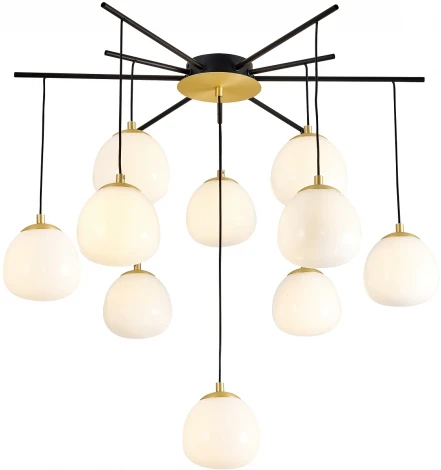 Подвесная люстра Favourite Paramount 3047-10P (220V, на проводе, шарики)