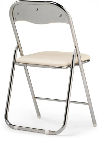 Стул Woodville на металлокаркасе Fold 1 складной beige / chrome 15481