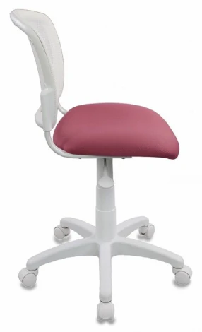 Кресло детское Бюрократ CH-W296NX белый TW-15 сиденье розовый 26-31 сетка/ткань крестовина пластик пластик белый