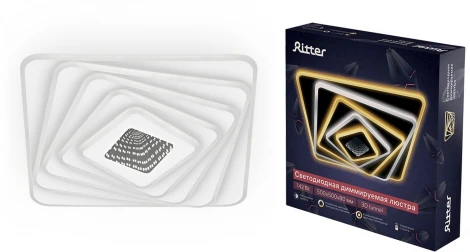 Потолочная люстра светодиодная с ДУ Ritter Treia 52225 6