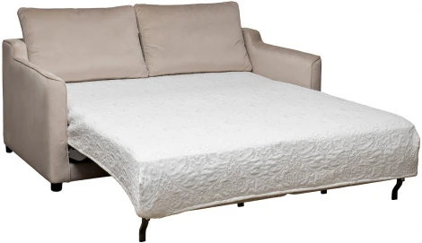 Диван Portofino 180 двухм раскл с кантом св-серый Colt030+Colt025 Garda Decor арт.PORTOFINO-180-Colt030+Colt025