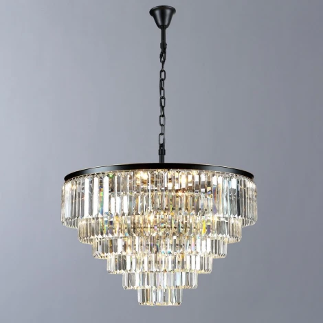 Подвесная большая люстра Divinare Nova 3001/01 LM-16 (220V, на цепи)