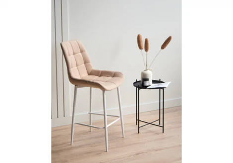 Барный стул Челси 360 бежевый (zd 210) / белый np 632559