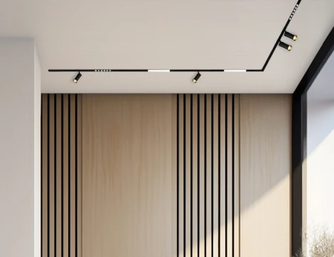 Трековый светильник магнитный 12W 48V Italline IT012-5026 black 3000K