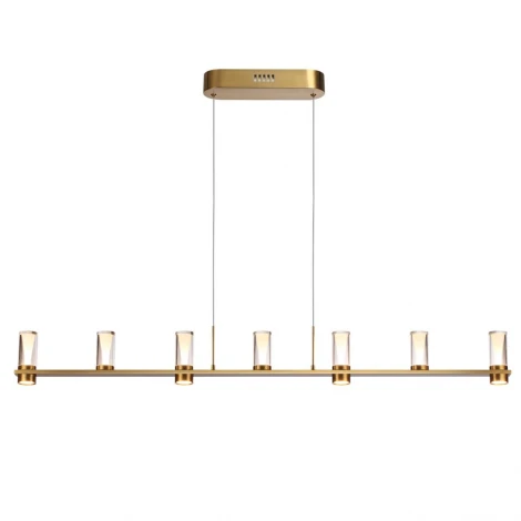 Подвесной светильник Odeon Light Defance 7144/45L античная бронза/акрил/металл IP20 LED 40W 2470Лм 3000K 180° 220V