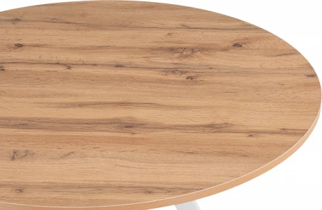 Стол деревянный Woodville Баргел 90х90х75 дуб вотан / белый арт.611366