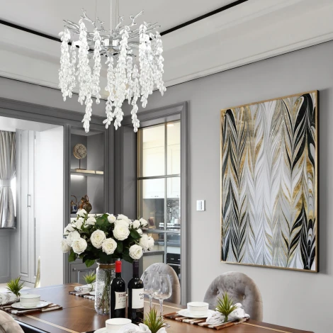 Подвесная люстра Arte Milano Milano-1 23110.320.3.G9.D CR (220V, на тросе)