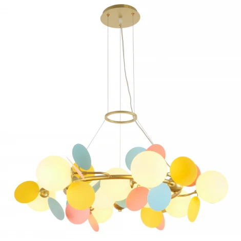 Подвесная люстра MyFar Flavia MR2301-9P (на тросе, шарики)