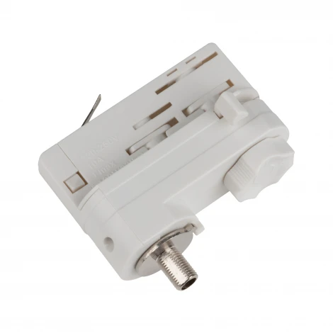 Адаптер для трехфазного шинопровода Uniel UBX-A61 WHITE 1 POLYBAG