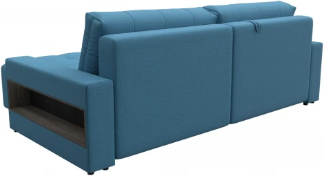 Диван угловой с полками Лига-053 НПБ Лига Диванов (Рогожка) арт.128933