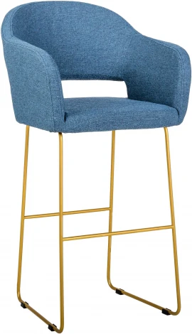 Кресло бар Oscar БлюАрт/ЛинкЗолот R-Home арт.4101188h_БлюАртЗолот_БАР