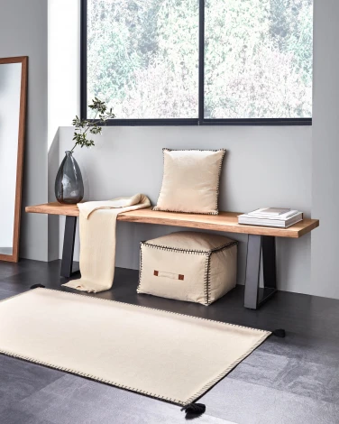 Пуфик La Forma (ex Julia Grup) Anahi (Бежевый)