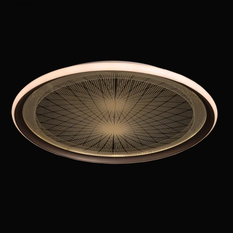 Потолочный светодиодный светильник круглый с пультом DeMarkt Норден 660014501