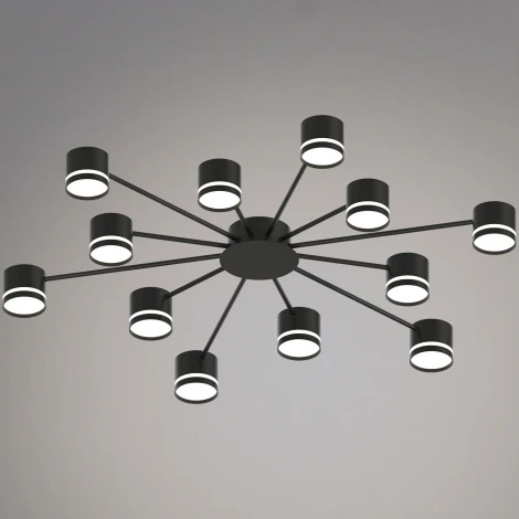 Потолочная люстра Reluce 06730-0.3-12 GX53 BK