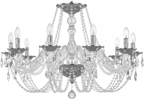 Подвесная люстра Bohemia 1601 1601/10/300 Ni