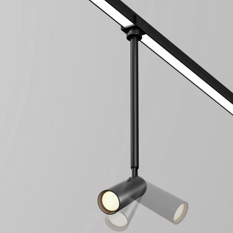 Уличный трековый светильник 8W 48V Maytoni Focus O-TR01-2-P-8WB3K (LED, круглые, IP65)