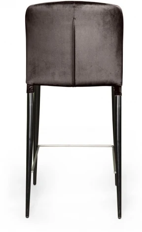 Стул полубарный Top Concept Albert, бархат антрацит 14/опора конус