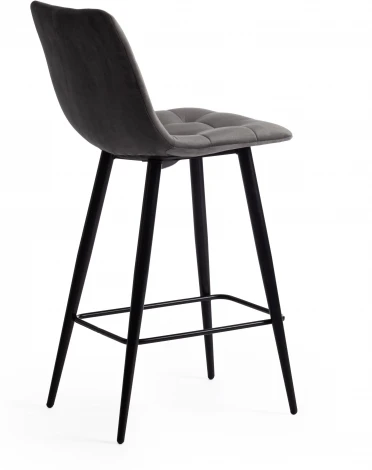 Барный стул Tetchair CHILLY (Ткань,Металл/Серый,Черный) 15453