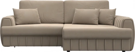 Диван угловой Лига-057 НПБ угол правый Лига Диванов (Велюр) арт.129268