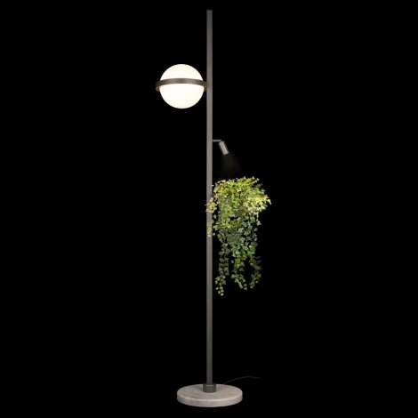 Торшер Loft It Jardin 10121/F Dark grey (LED, 220V, шар)