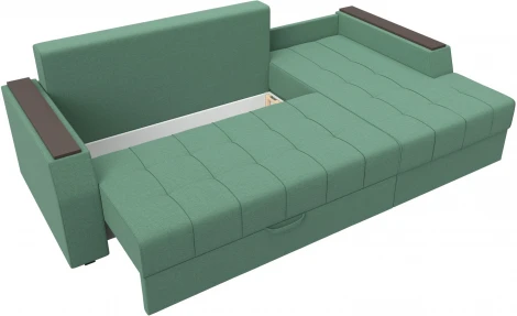 Диван угловой Эмир БС правый угол (Зеленый/Рогожка) Лига Диванов арт.123555