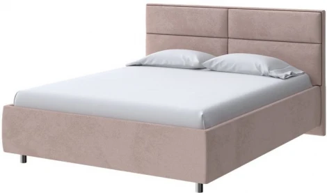 PROxSON Кровать Pado без основания (Ткань: Велюр Teddy Шоколадный бисквит) 160x200