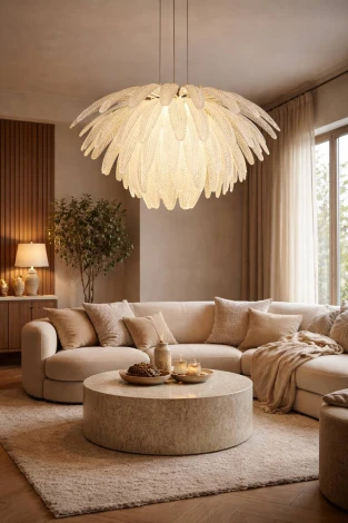 Подвесная люстра светодиодная Modelux ML.2420.700 CP