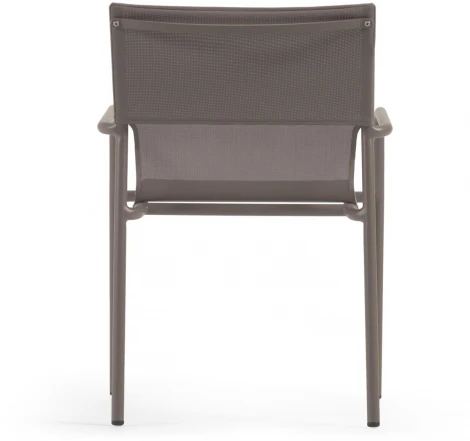 Zaltana Алюминиевый стул для улицы, окрашенный в коричневый матовый цвет La Forma (ex Julia Grup) арт.117352