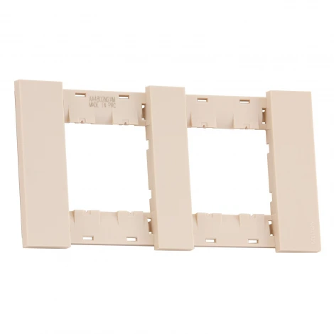 Рамка 2-ая песочный матовый Meiton AA4802M2AM