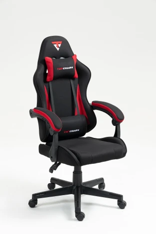 Кресло спортивное TopChairs Phantom черно-красный арт.УТ000039473