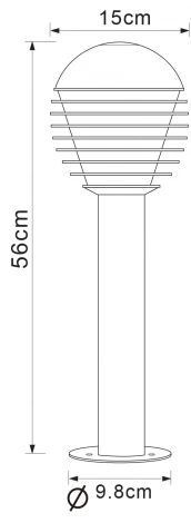 Наземный светильник Globo Alerio 34287