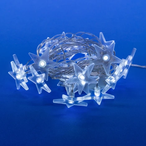 Гирлянда Uniel ULD-S0280-020/DTA WHITE IP20 STARS