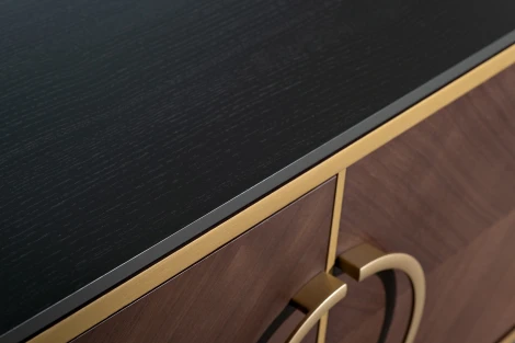 151SV-10003 Тумба под ТВ 4-х дверная шпон 200*58*40см Garda Decor