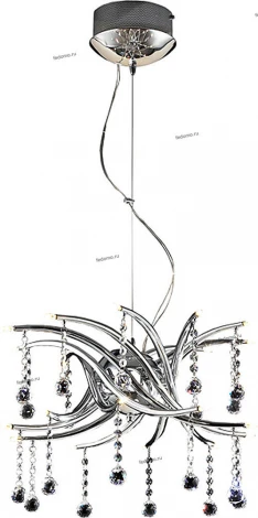 Подвесная люстра N-Light MD2310 MD2310/20 chrome, white crystal ASFOUR