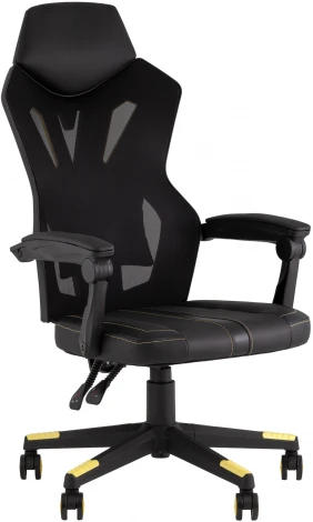 Кресло спортивное TopChairs Айронхайд желтый УТ000036994