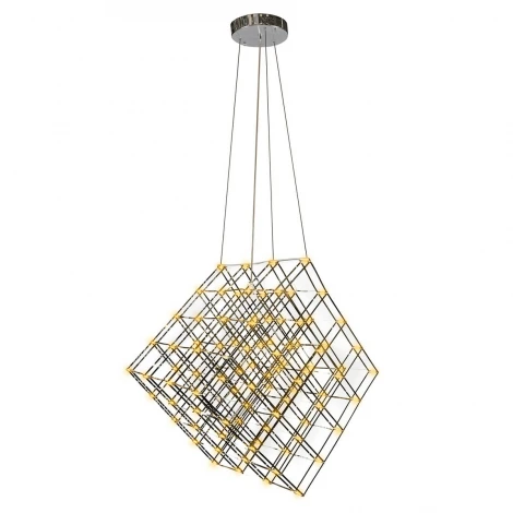 Подвесной светильник iLedex Stratosphere FQ-800-125 CR (220V, на тросе, куб)