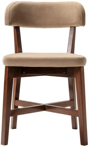 Стул Frank Pro Diag Beige/Темный орех R-Home арт.400010987h